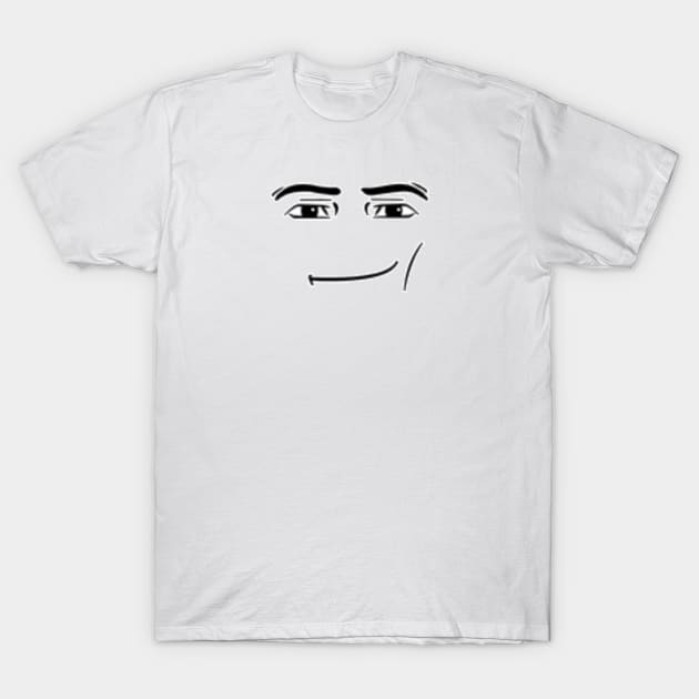 Roblox Man Face Meme T-Shirt by Geektuel